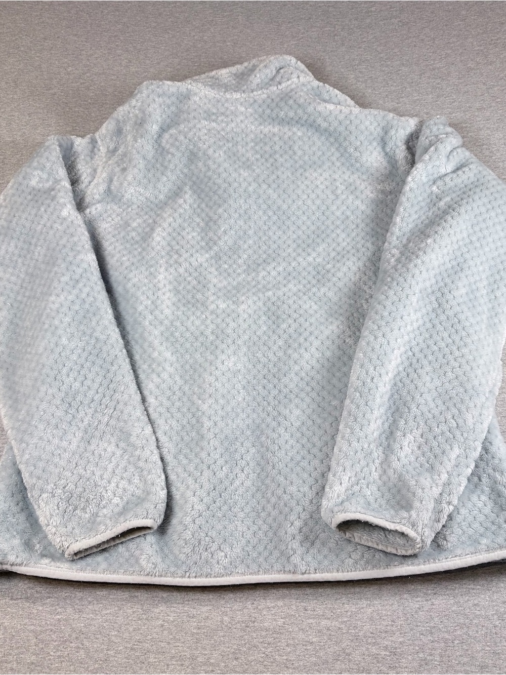 Columbia Womens XL Sherpa Lightweight Full Zip Fleece Jacket Light Blue - Picture 3 of 9